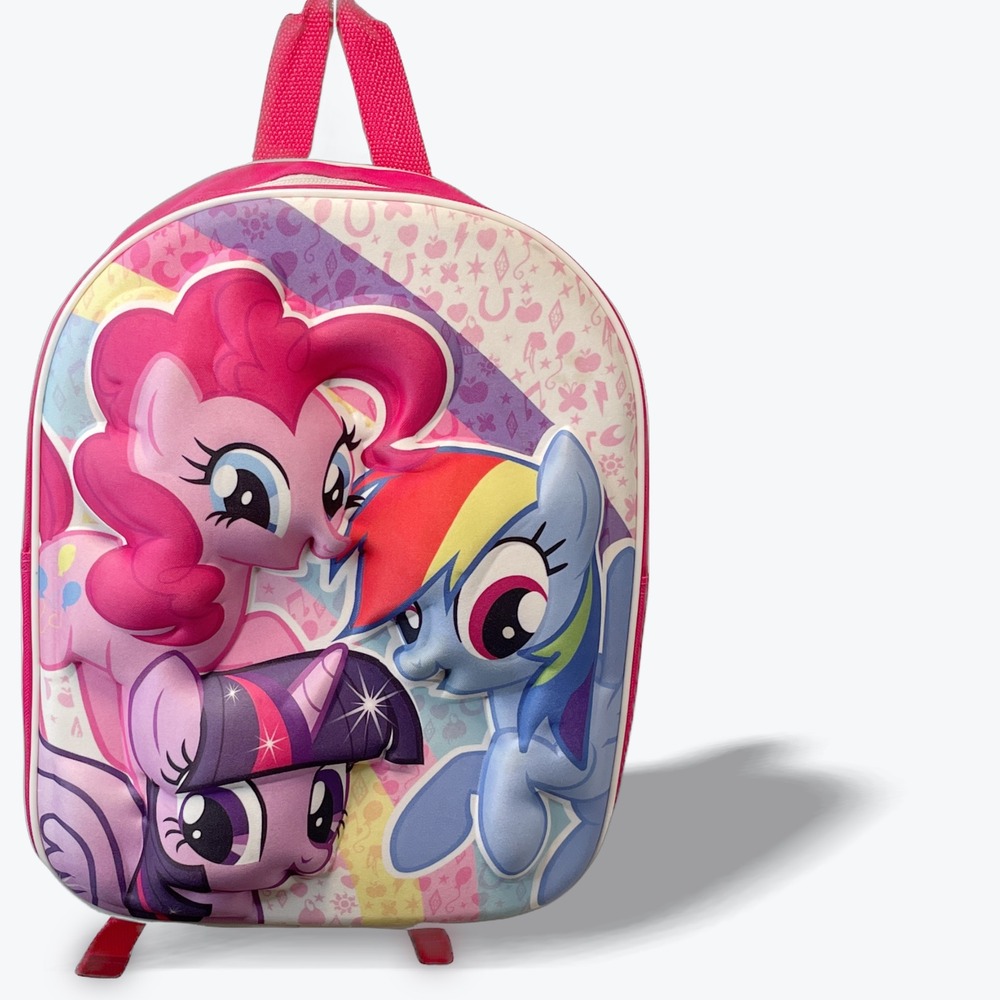 My Little Pony Backpack 2015 Senior Year Bag 3D Molded Rainbow Dash Pinkie Pie